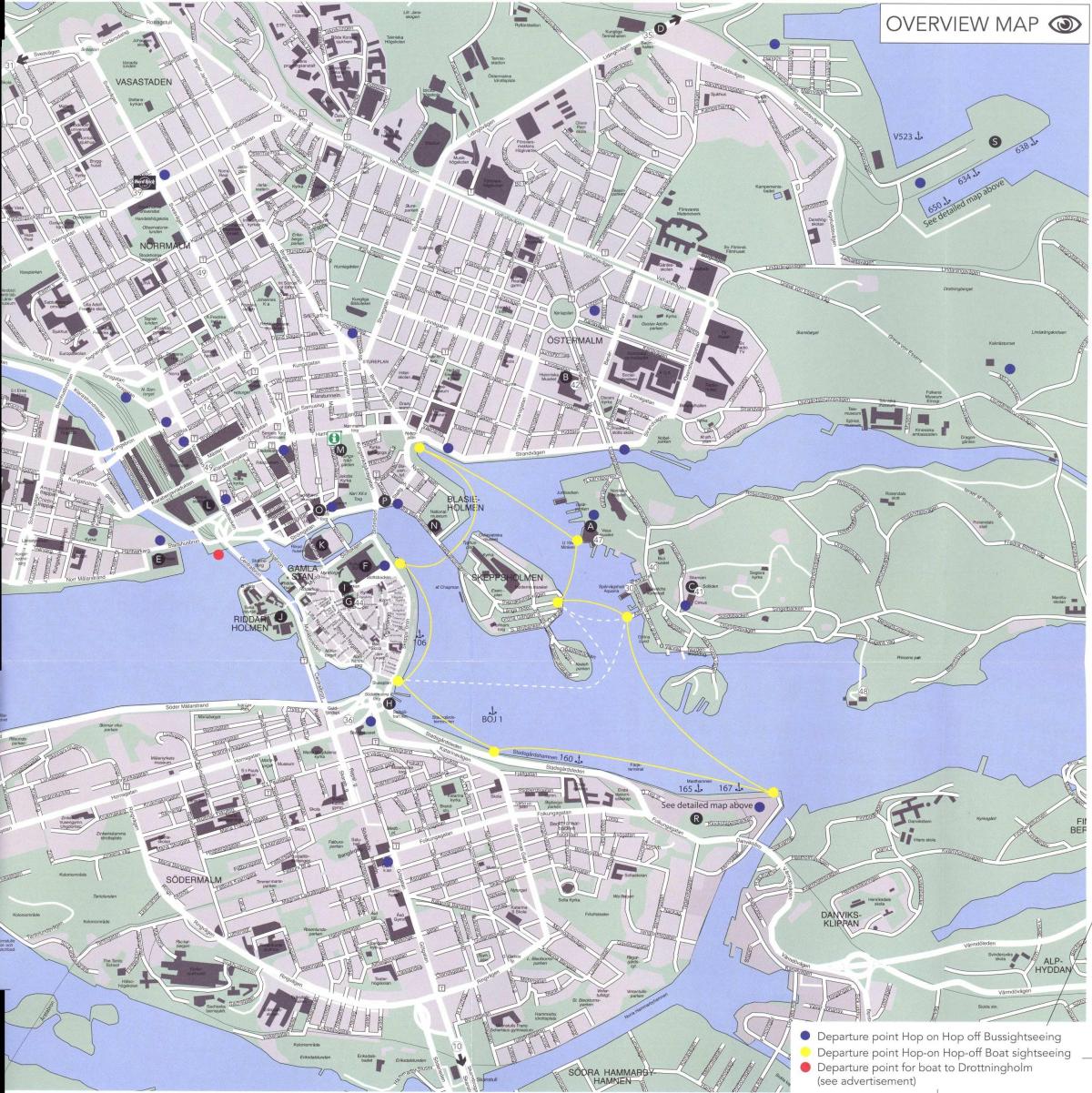 map de sant Stockholm