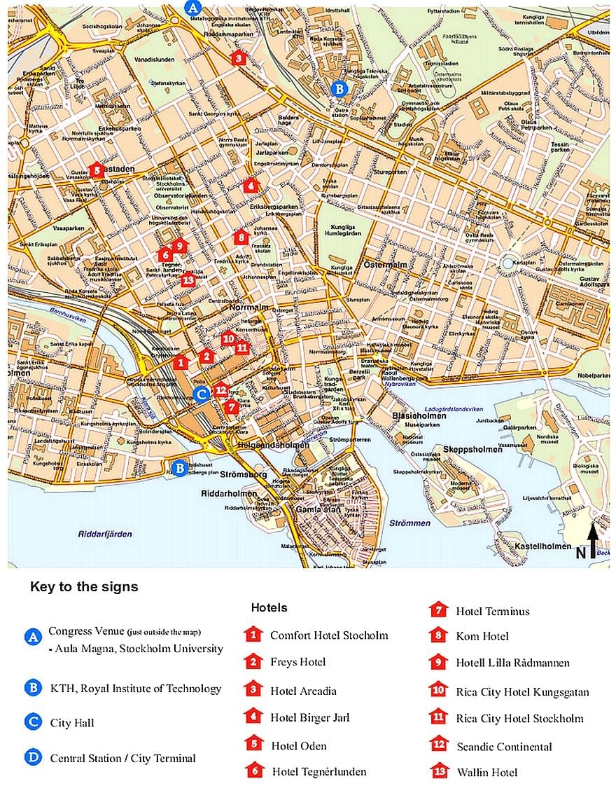 kat jeyografik la touris Stockholm Syèd
