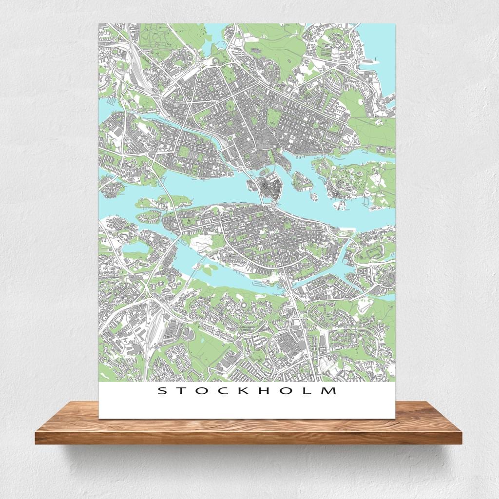 kat jeyografik nan Stockholm kat jeyografik ekri an lèt detache