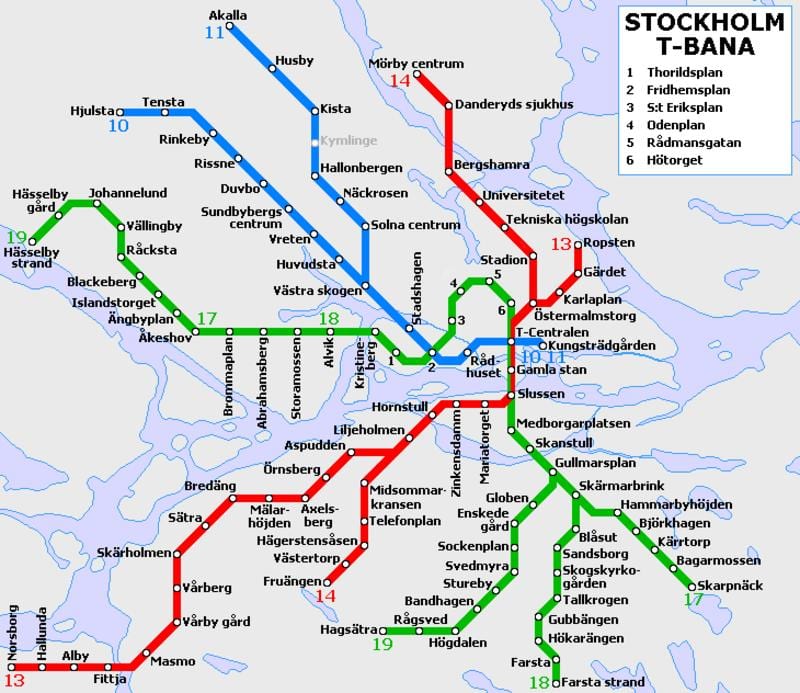 piblik transpò Stockholm kat jeyografik