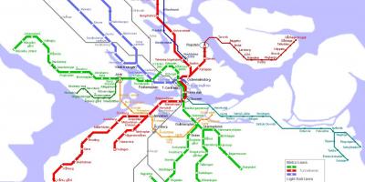 Kat jeyografik la nan Stockholm estasyon métro