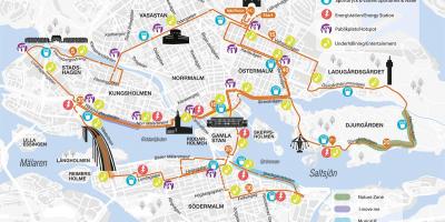 Kat jeyografik nan Stockholm marathon