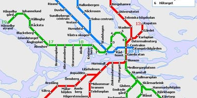 Piblik transpò Stockholm kat jeyografik